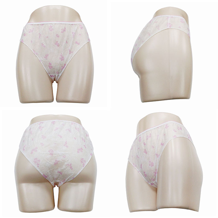 Female disposable paper panties