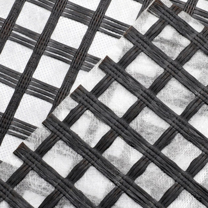 Multiaxial geogrids for road