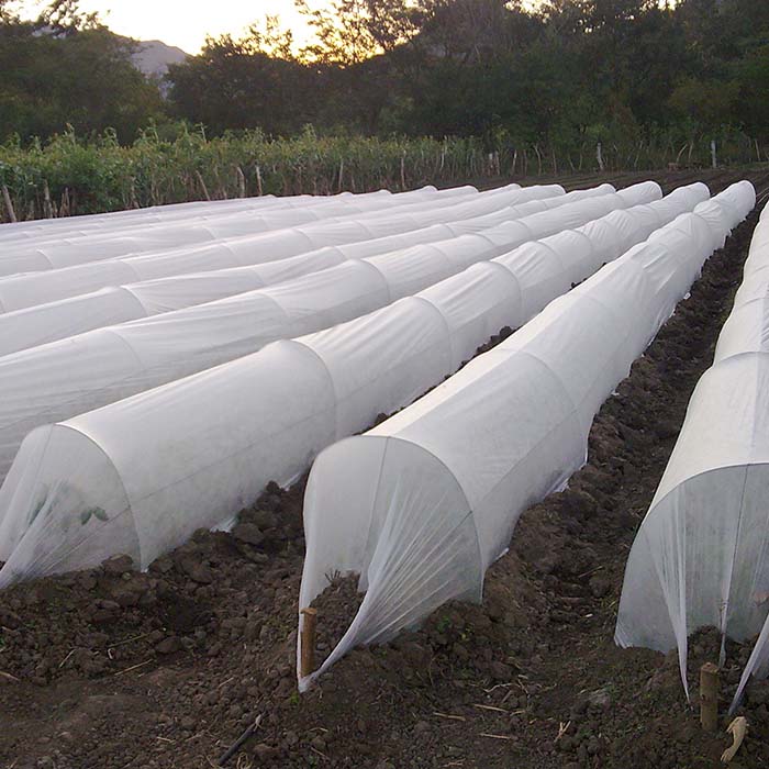 Landscape cloth for vegetable garden