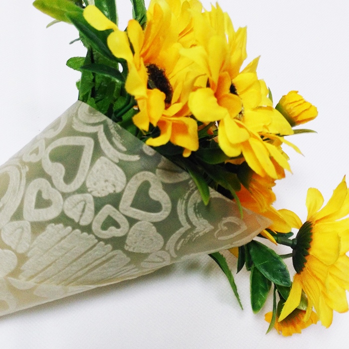 Papier de décoration florale non tissé