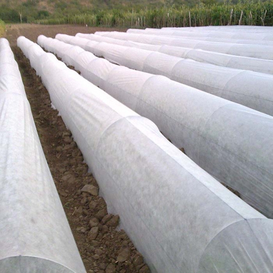 Water permeable non-woven ground cover