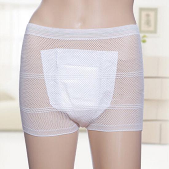 Postpartum nonwoven disposable underwear panties